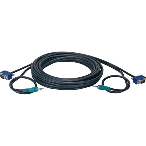 Qvs 50' High Performance Ultrathin Vga/Qxga Hdtv/Hd15 Cable With Audio CC388MA-50 - main